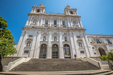 Obraz premium Facade of San Vicente Church in Lisbon