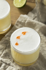 Homemade Pisco Sour Cocktail