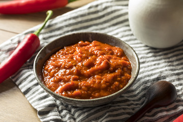 Homemade Spicy Harrisa Sauce