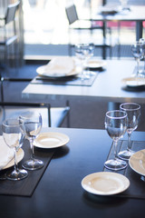 Restaurant cafe bar in luxury hotel