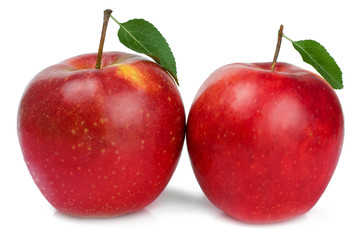 Red Apples isolated on white