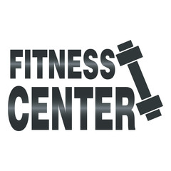 Fitness center icon