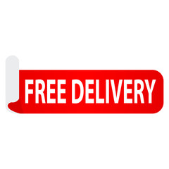 Free delivery label