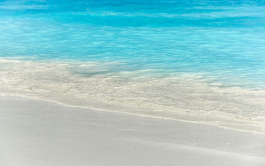 Fototapeta na wymiar blue sea ocean and white sand