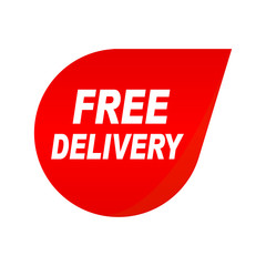 Free delivery label