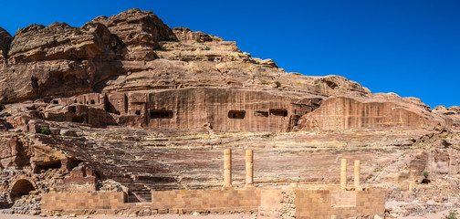Roman Theater in Petra, Jordan