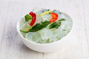 Appetizing bean noodles