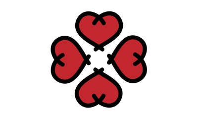 Heart Icon Logo Design Herz