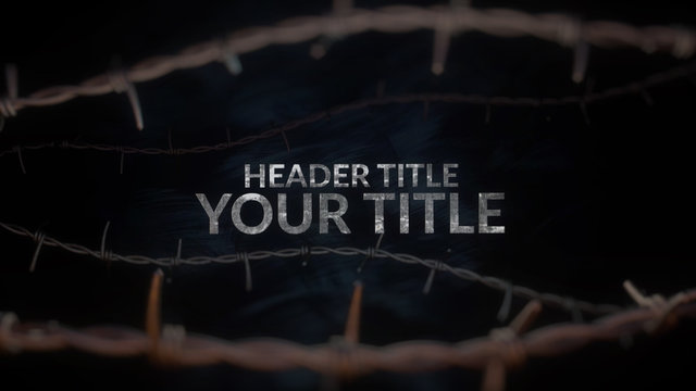 Barbed Wire Title Sequence