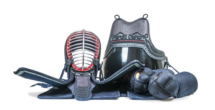 protective equipment 'bogu' for Japanese fencing Kendo training