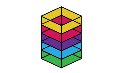 Brick Module Component Logo Icon Design Baustein 