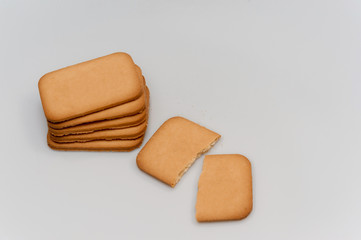 delicious biscuits with filling