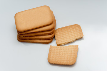 delicious biscuits with filling