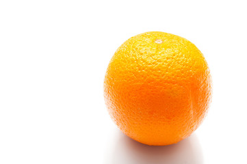 delicious juicy orange, squeeze juice from orange