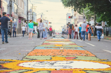 Holiday event of Corpus Christi in Campo Grande MS.