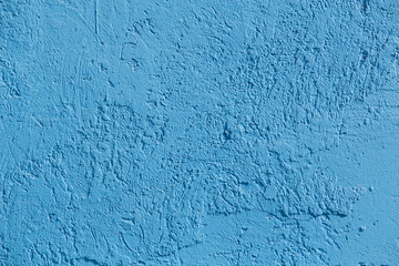 plastered wall of blue color