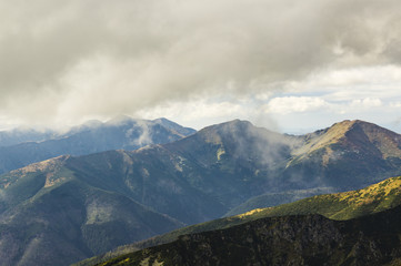 Obraz na płótnie Canvas view of high Tatra