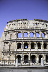 Fototapeta na wymiar Colosseum. Rome, Italy. Colosseum. Rome, Italy. Roman arcitecture. Most popular landmark in Rome.