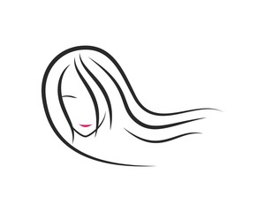 Women face silhouette