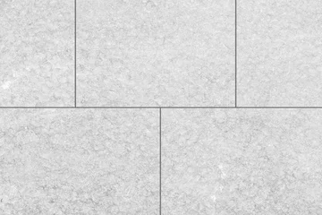 Crédence de cuisine en verre imprimé Pierres Outdoor white stone tile floor seamless background and texture