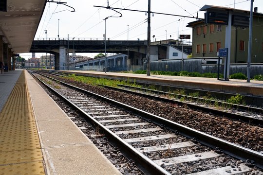 Treviso railway station in Veneto, Italy