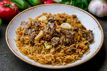 pilaf with beef