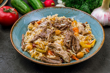 pilaf with beef