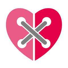 Fototapeta premium Heart Logo