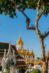 Fototapeta premium Loha prasart at Wat Ratchanadda, Bangkok, Thailand