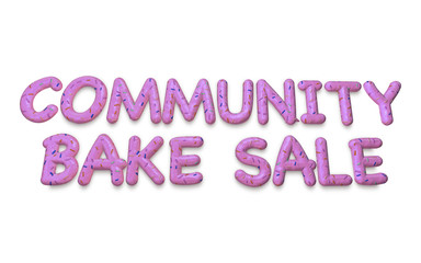Community Bake Sale and Fundraiser Charity