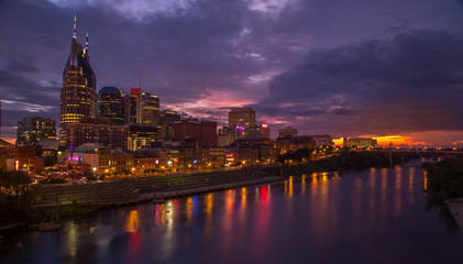 Nashville Tennesse skyline