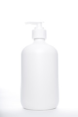 White Plastic Pump Bottle