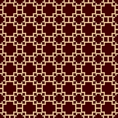 Luxury Geometric Pattern. Vector seamless pattern. Modern linear stylish texture. Geometric striped ornament.