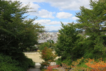 Fototapeta na wymiar 京都の空の風景