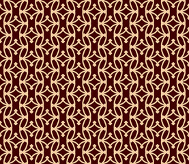 Fototapeta premium Vector seamless pattern. Modern stylish texture. Repeating linear ornament