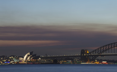 Dusty Evening Sky over Sydney