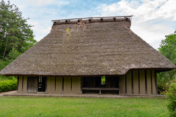 Fototapeta na wymiar traditional Japanese style house