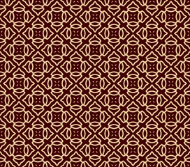 Vector seamless pattern. Modern stylish texture. Repeating linear ornament