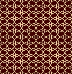 Luxury Geometric Pattern. Vector seamless pattern. Modern linear stylish texture. Geometric striped ornament.