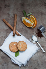 canela naranja galleta cafe asucar, coffee sugar cookie biscotti