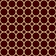 Vector seamless pattern. Modern stylish texture. Repeating linear ornament