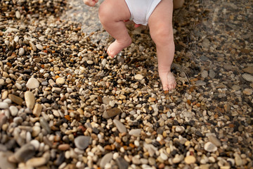 little legs for the first time at sea