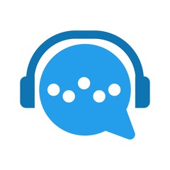 bubble talk logo. communication icon. dialogue symbol. vector eps 08.