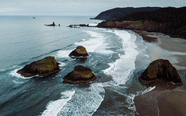 Cannon Beach Aerial View III