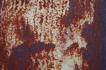 rust on painted metal