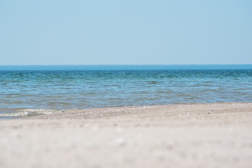 Blue Baltic sea.