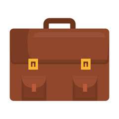 portfolio briefcase isolated icon vector illustration design