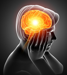 Male Feeling Headache