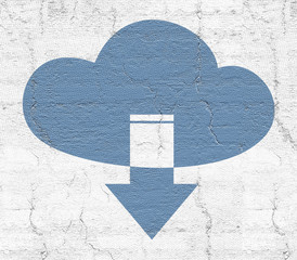 cloud download iconc