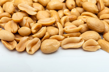 Background of roasted peanuts 